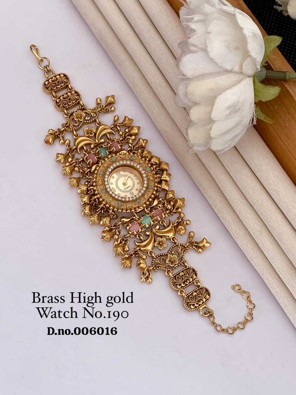 Ynf Brass KESH480 Womens Jewellery Wholesale Traditional Watches Diamond Watch Fashion Wrist Watches Manufacturer - Jewellery Export