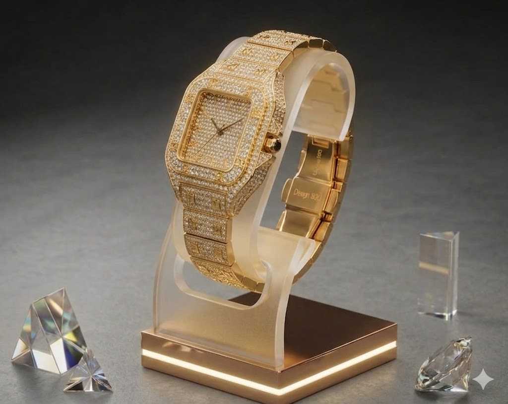 Ynf Brass KESH480 Womens Jewellery Wholesale Traditional Watches Fancy Designer Watches Diamond Watch Manufacturer - Jewellery Export