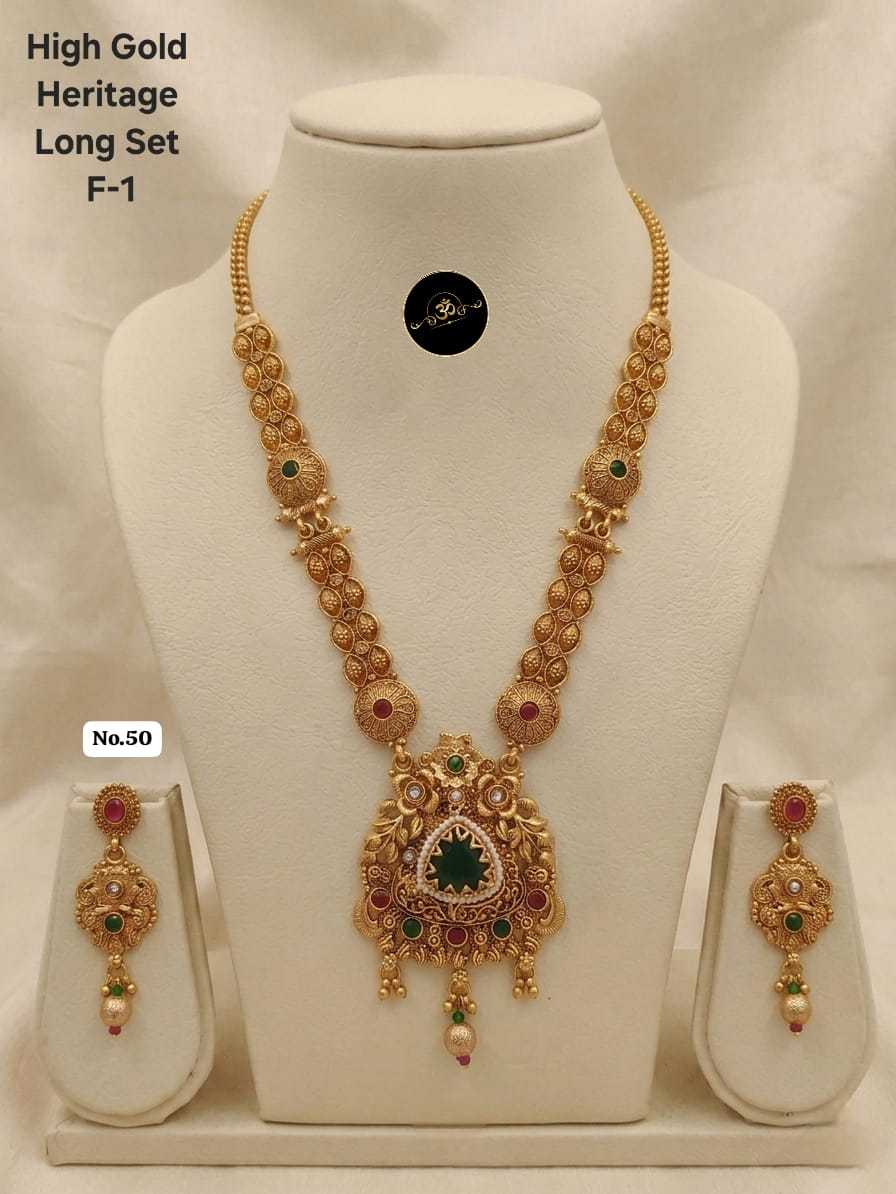 Ynf Brass RIN234 00 2 Womens Jewellery Wholesale Kundan Necklace Set Rajwadi Necklaces Set Manufacturer - Jewellery Export
