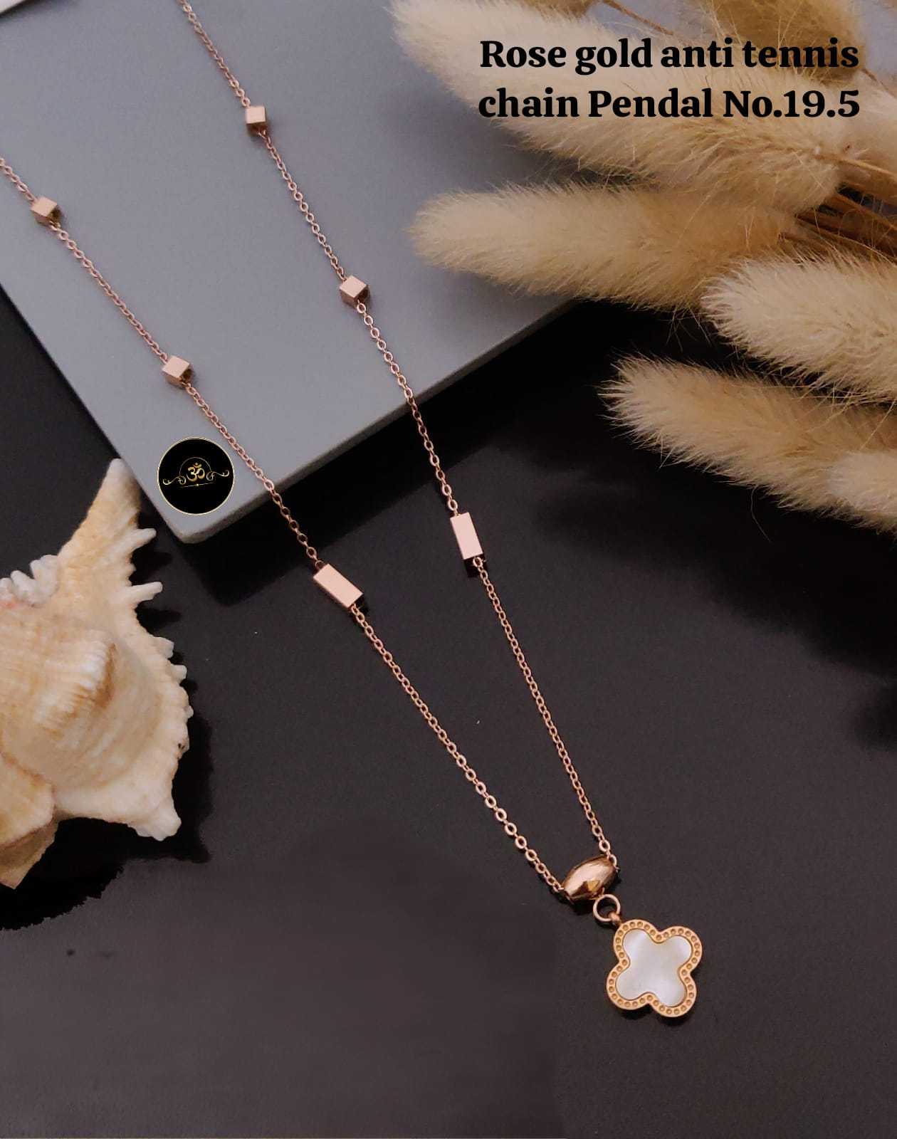 Ynf Brass RIN234 001 Womens Jewellery Wholesale Chain Pendant Set Manufacturer - Jewellery Export