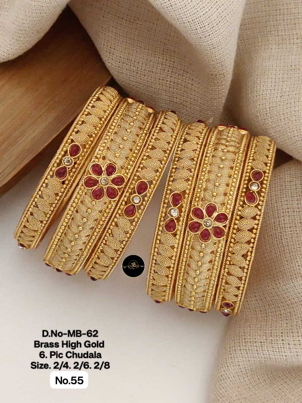 Ynf Brass RIN234 005 Womens Jewellery Wholesale Brass Gold Bangles Manufacturer - Jewellery Export