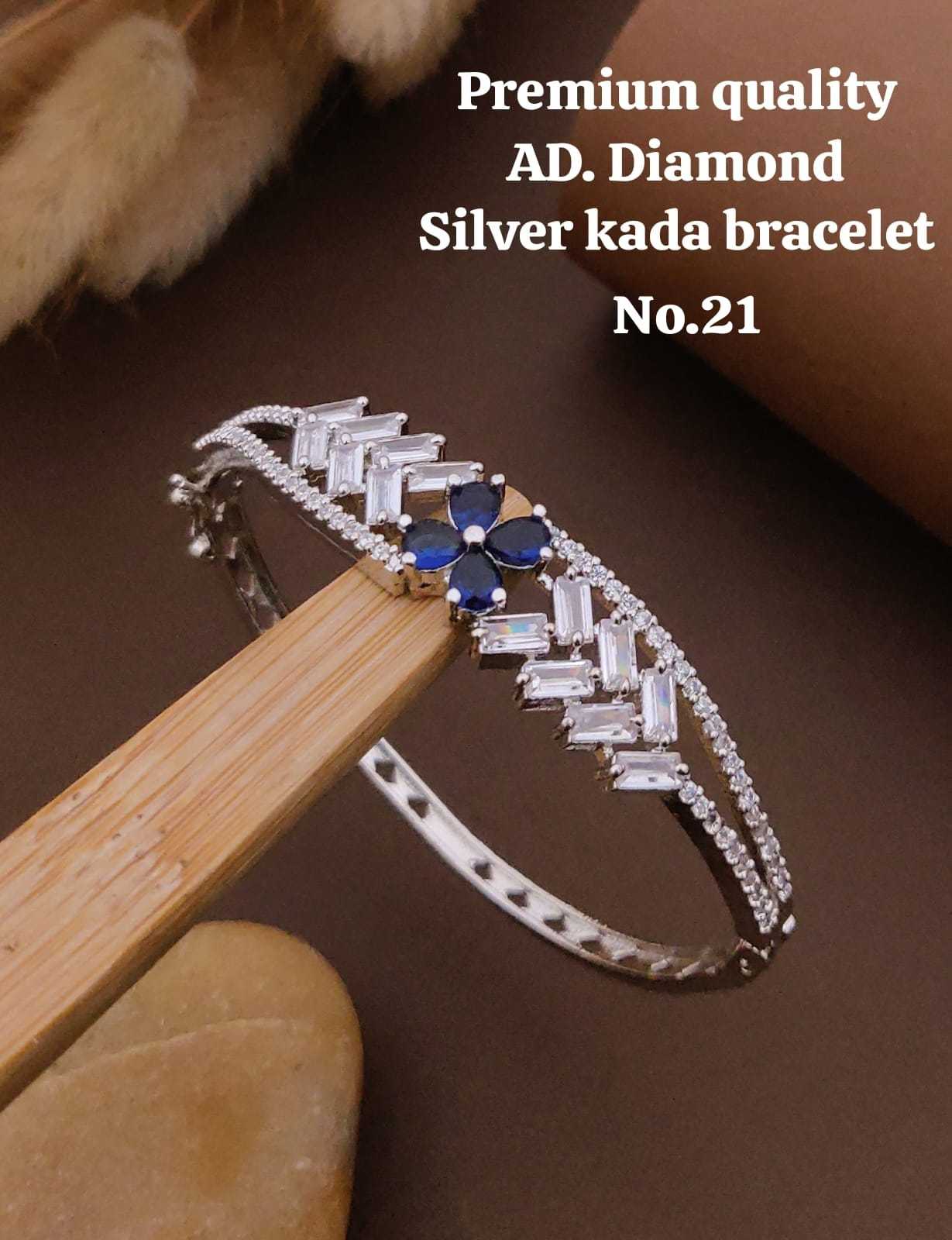 Ynf Brass RIN234 010 Womens Jewellery Wholesale AD Diamond Bracelet Manufacturer - Jewellery Export