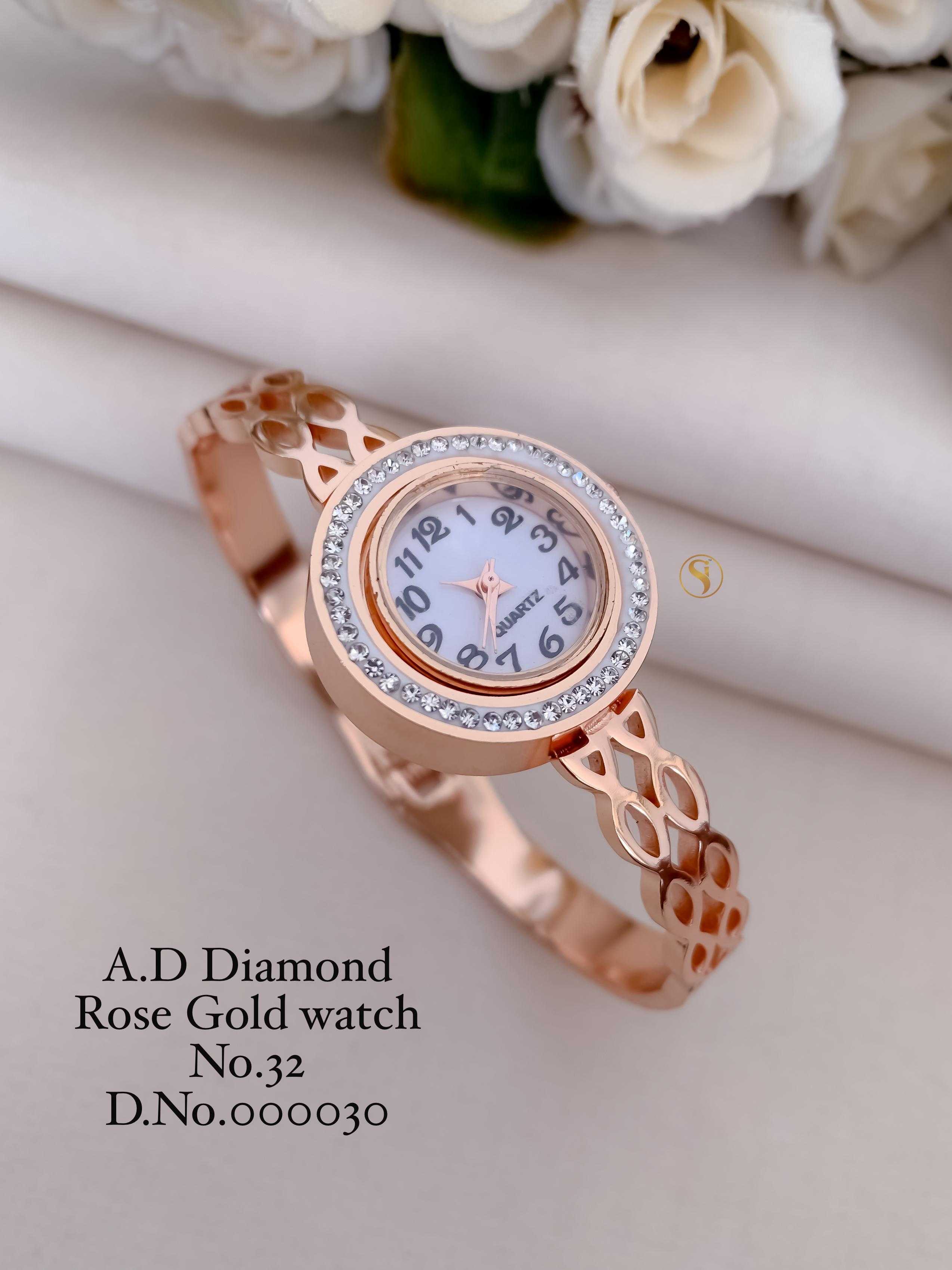 Ynf AD Diamond KESH476 Womens Jewellery Wholesale Traditional Watches Fancy Designer Watches Fashion Wrist Watches Manufacturer - Jewellery Export