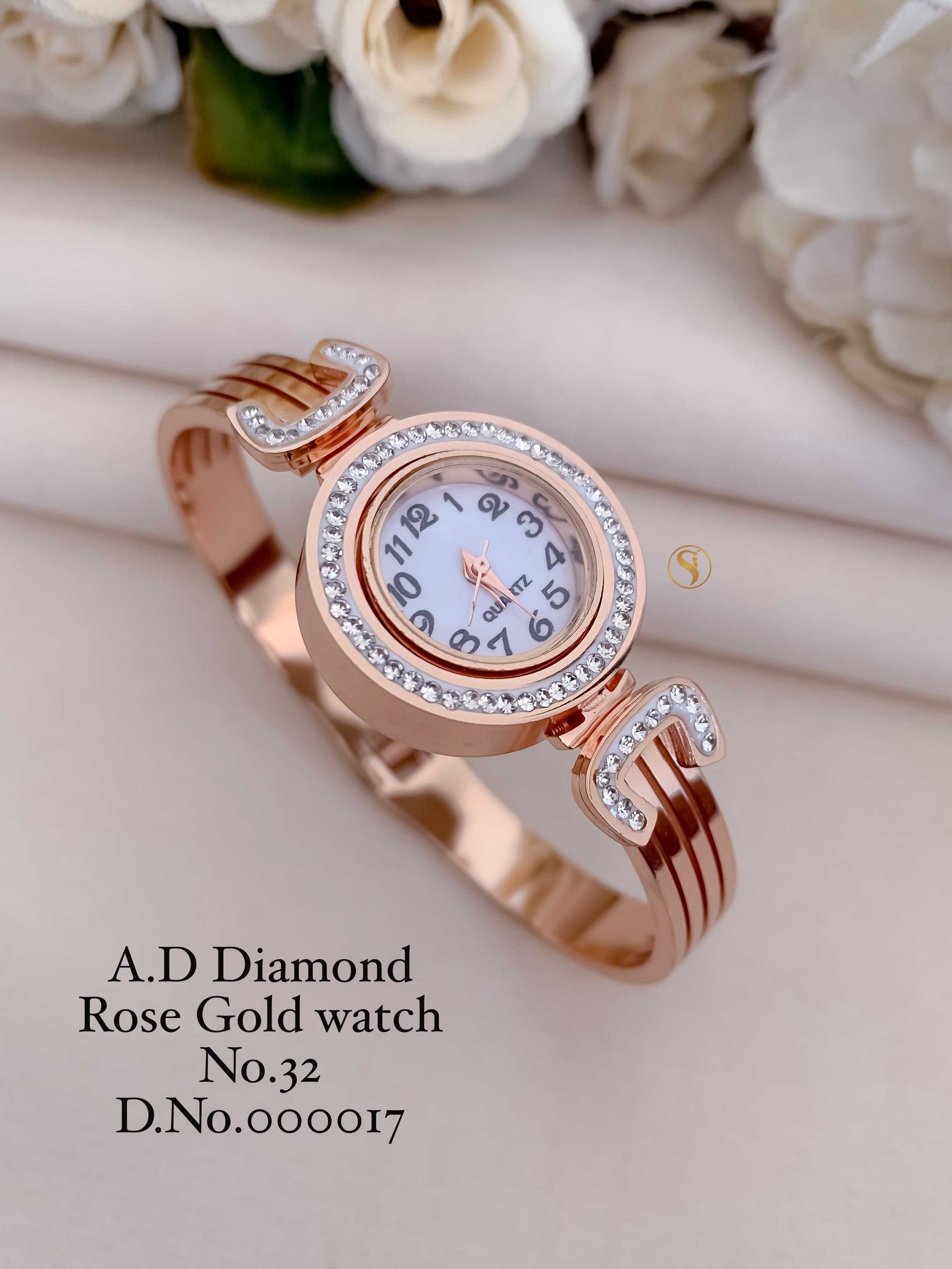 Ynf AD Diamond KESH476 Womens Jewellery Wholesale Traditional Watches Fancy Designer Watches Fashion Wrist Watches Manufacturer - Jewellery Export