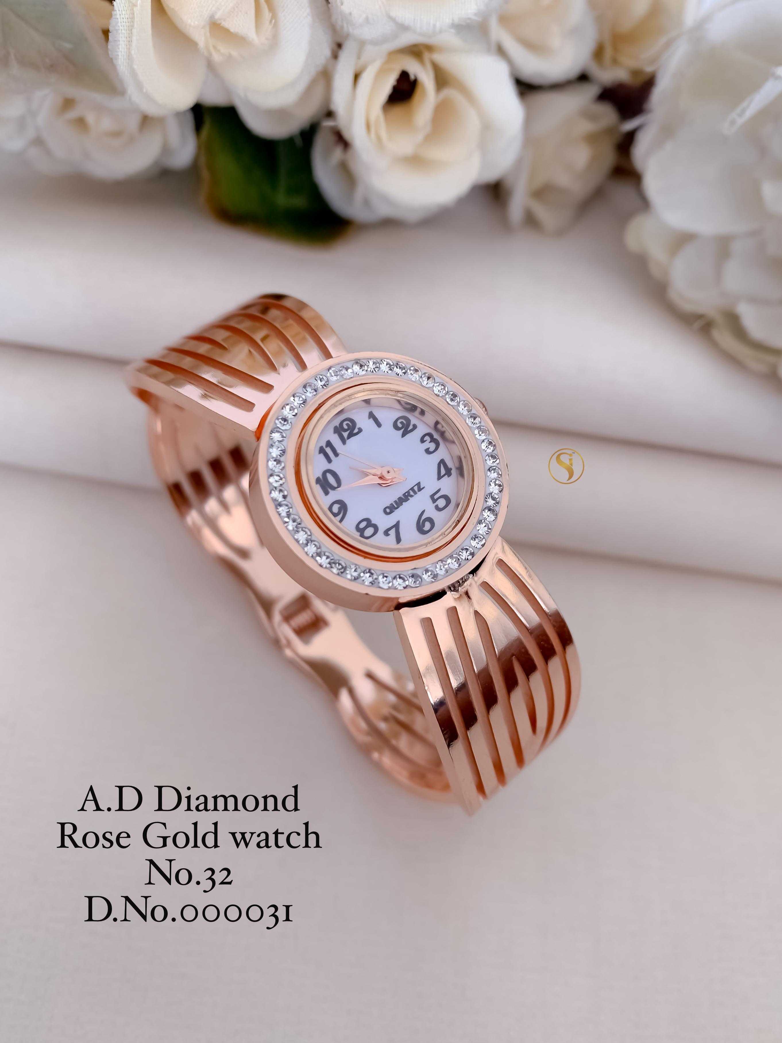 Ynf AD Diamond KESH476 Womens Jewellery Wholesale Traditional Watches Fancy Designer Watches Fashion Wrist Watches Manufacturer - Jewellery Export