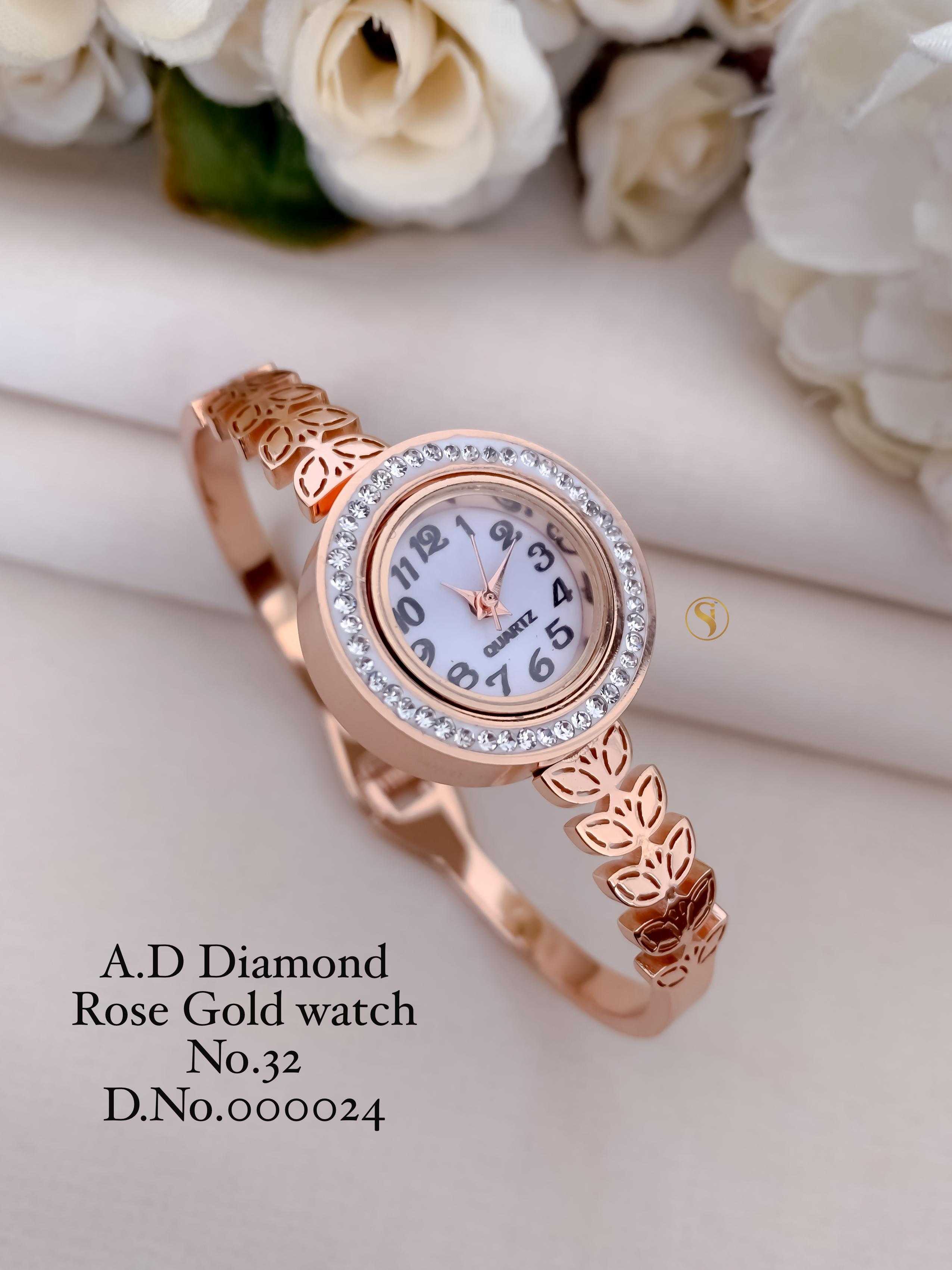 Ynf AD Diamond KESH476 Womens Jewellery Wholesale Traditional Watches Fancy Designer Watches Fashion Wrist Watches Manufacturer - Jewellery Export