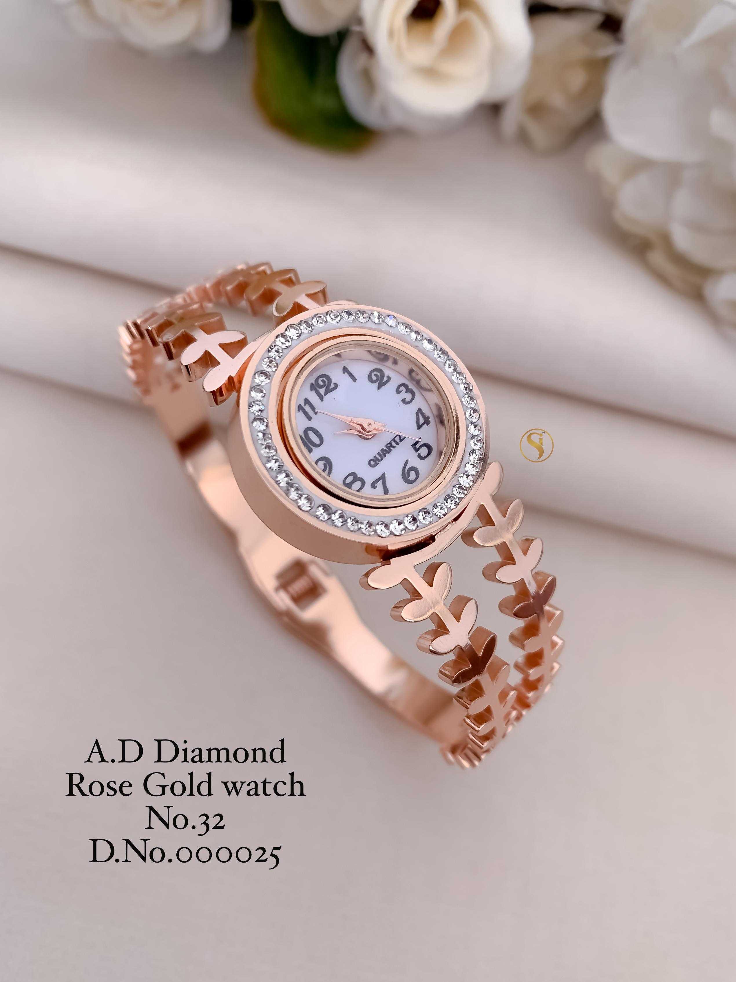 Ynf AD Diamond KESH476 Womens Jewellery Wholesale Traditional Watches Fancy Designer Watches Fashion Wrist Watches Manufacturer - Jewellery Export