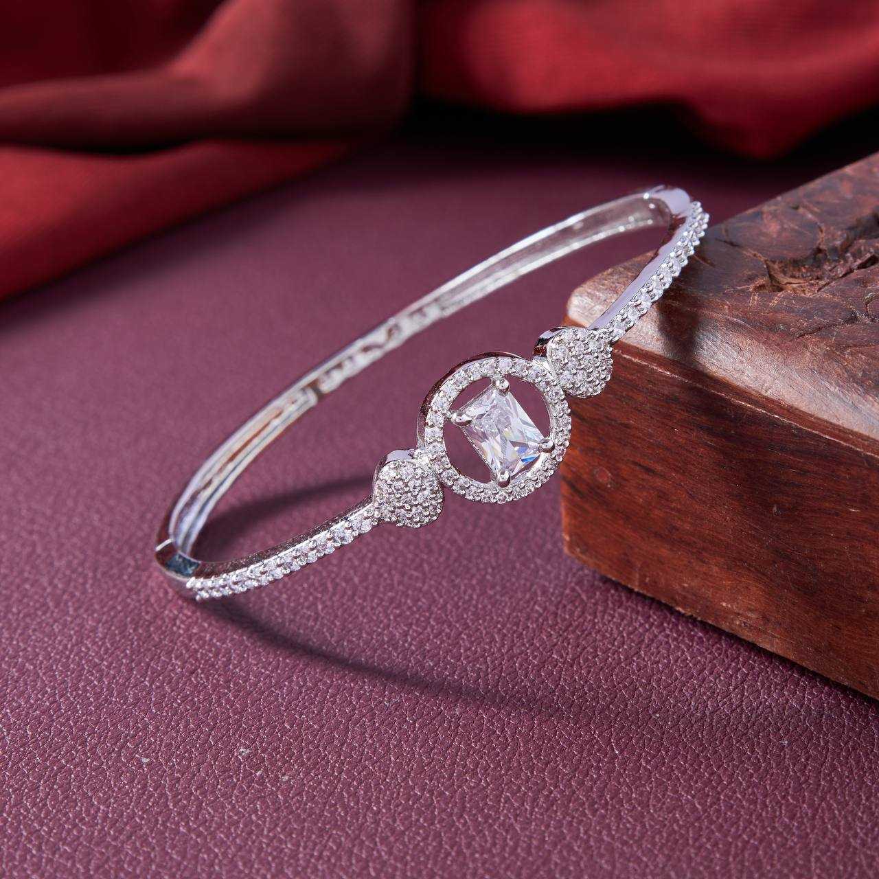 Ynf AD Diamond Womens Jewellery Wholesale AD Diamond Bracelet Diamond Bracelets Fashion Bracelets Manufacturer - Jewellery Export