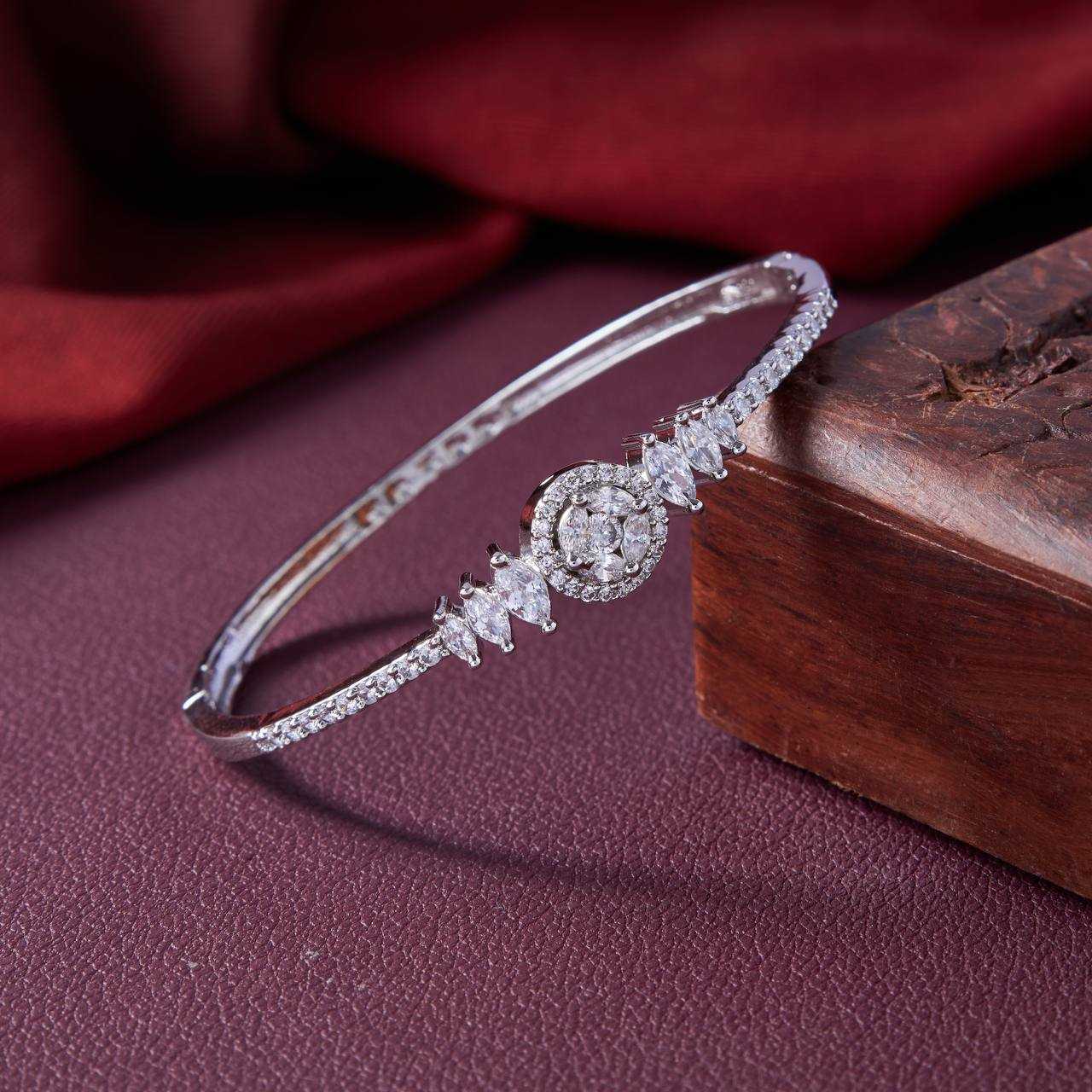 Ynf AD Diamond Womens Jewellery Wholesale AD Diamond Bracelet Diamond Bracelets Fashion Bracelets Manufacturer - Jewellery Export
