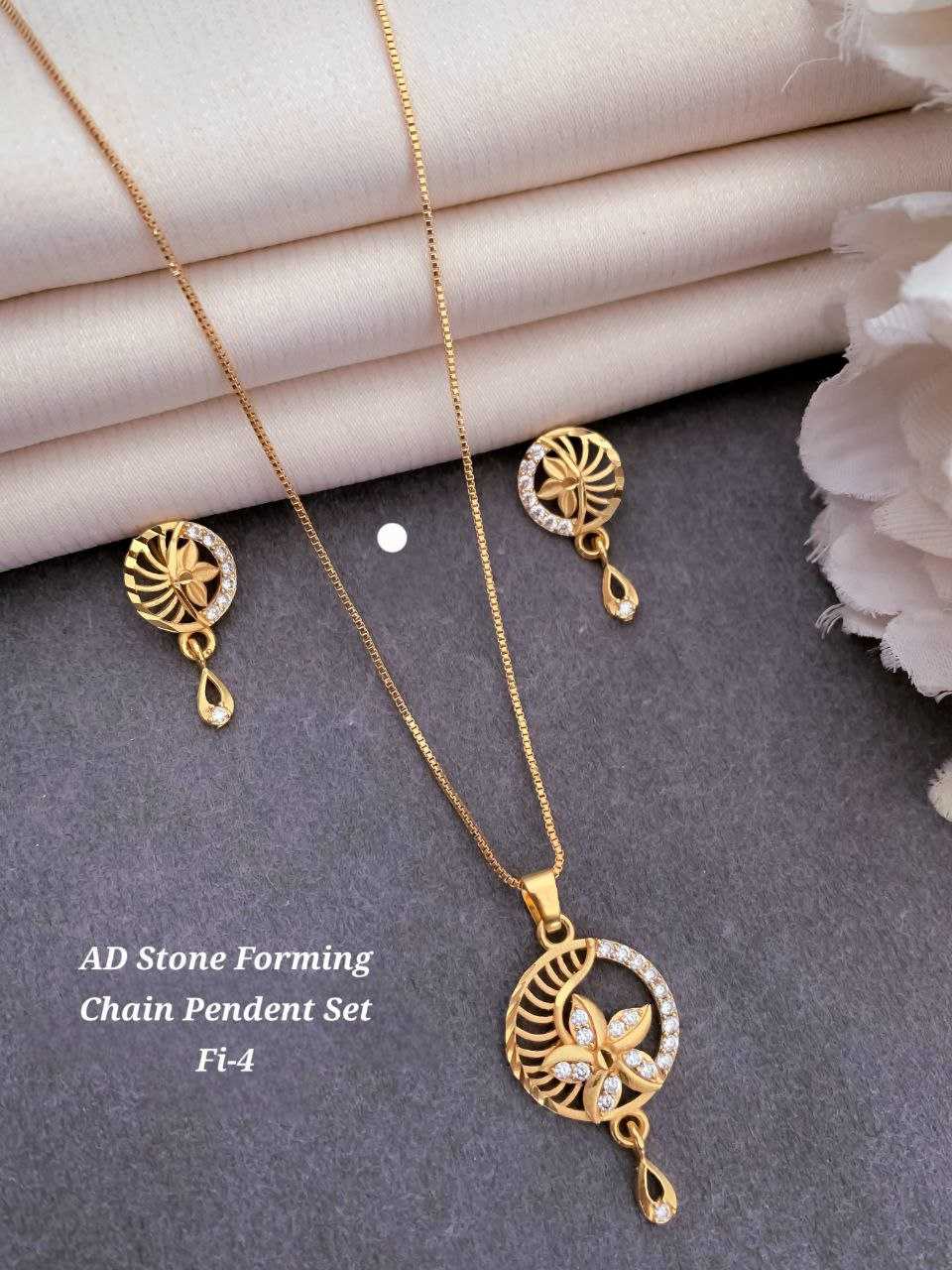 Ynf AD Diamond Womens Jewellery Wholesale Artificial Pendant Set Fashion Pendant Pendant Set Manufacturer - Jewellery Export