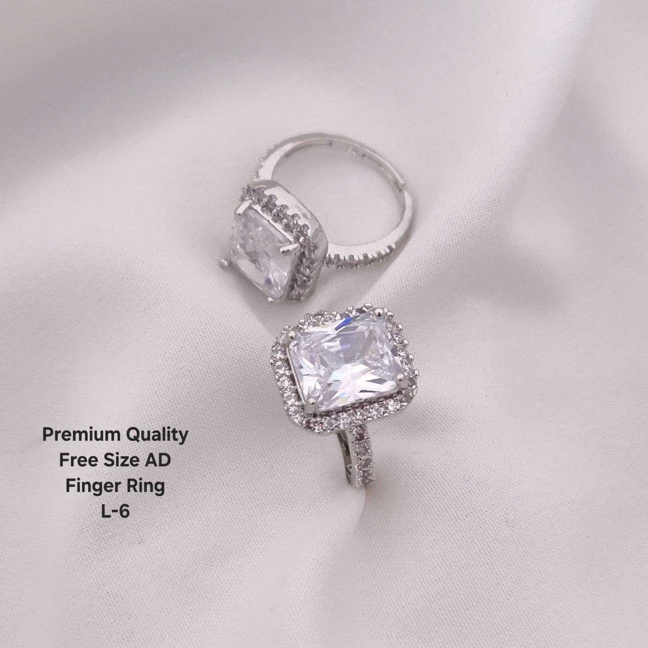 Ynf Brass KESH193 Womens Jewellery Wholesale Diamond Rings AD Diamond Rings Fashion Rings Manufacturer - Jewellery Export