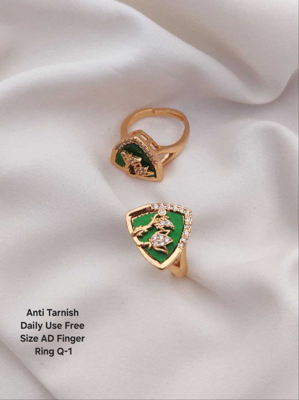 Ynf Brass KESH193 Womens Jewellery Wholesale Diamond Rings AD Diamond Rings Finger Rings Manufacturer - Jewellery Export