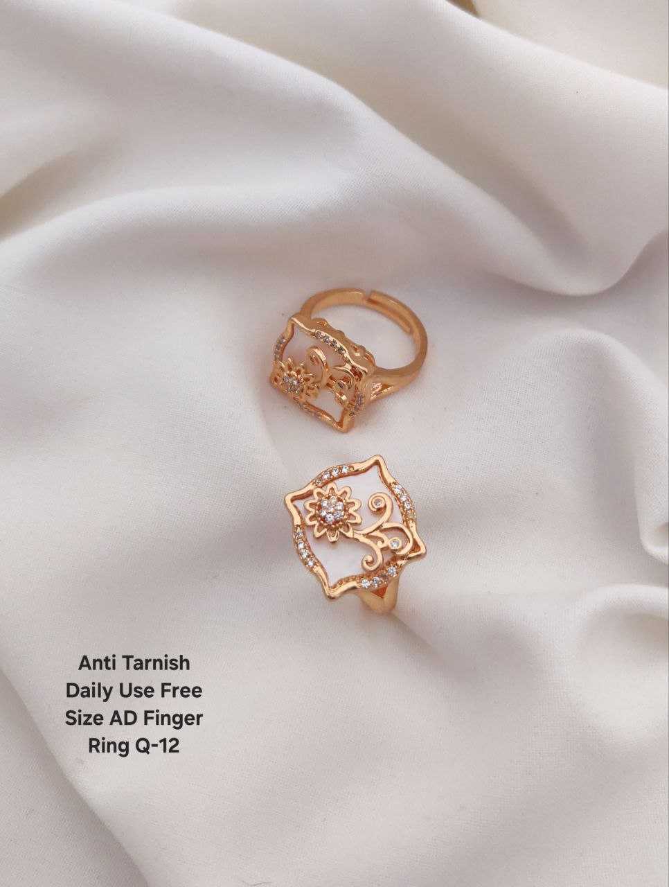 Ynf Brass KESH193 Womens Jewellery Wholesale Diamond Rings AD Diamond Rings Finger Rings Manufacturer - Jewellery Export