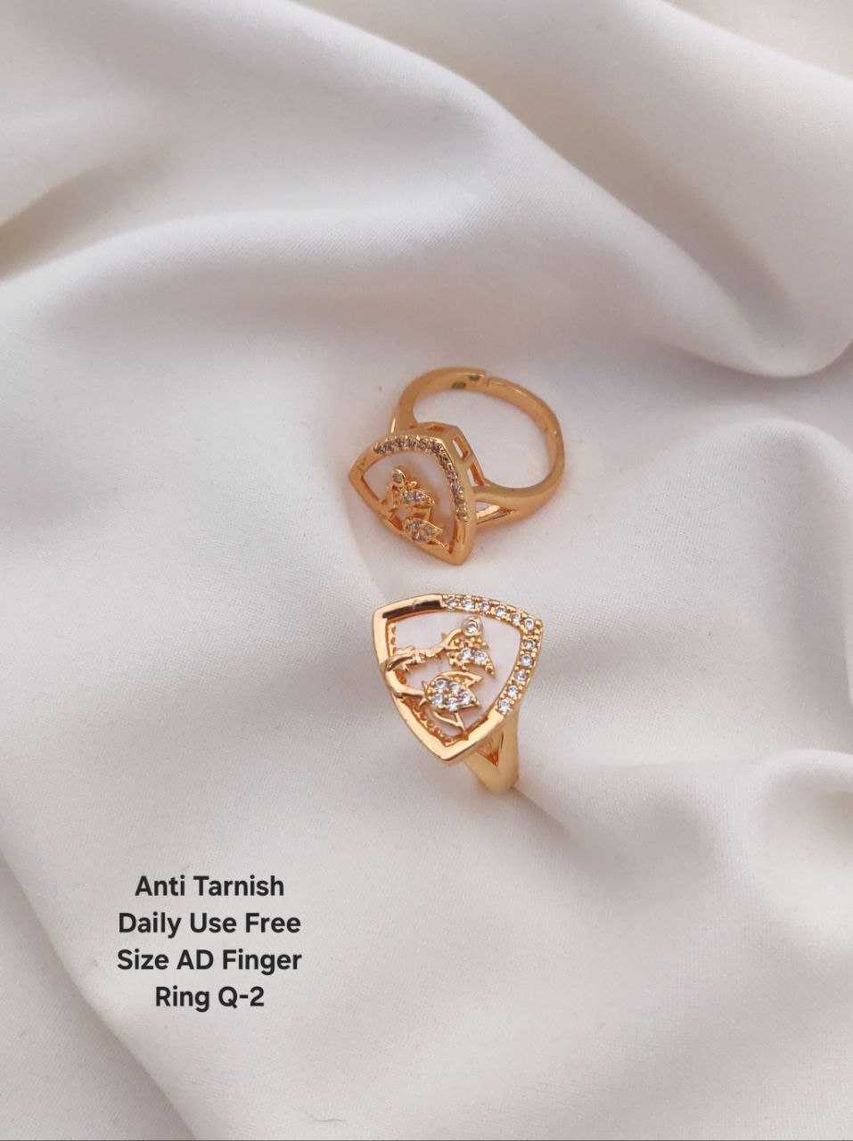 Ynf Brass KESH193 Womens Jewellery Wholesale Diamond Rings AD Diamond Rings Finger Rings Manufacturer - Jewellery Export