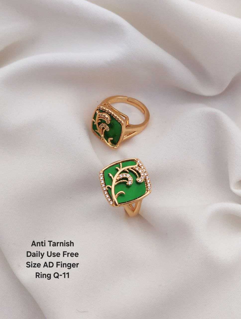 Ynf Brass KESH193 Womens Jewellery Wholesale Diamond Rings AD Diamond Rings Finger Rings Manufacturer - Jewellery Export