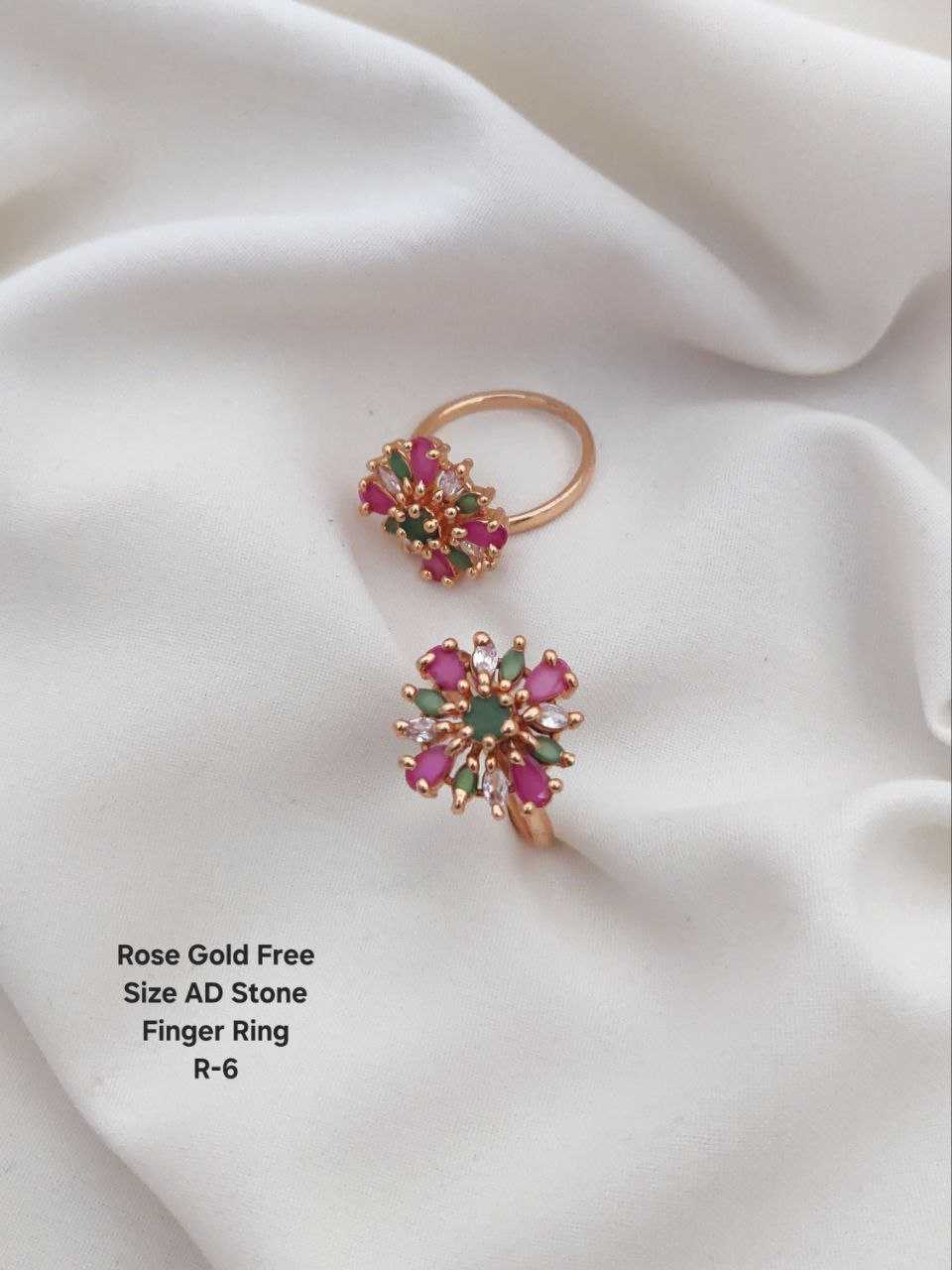 Ynf Brass KESH193 Womens Jewellery Wholesale Diamond Rings Fancy Earrings AD Diamond Rings Manufacturer - Jewellery Export