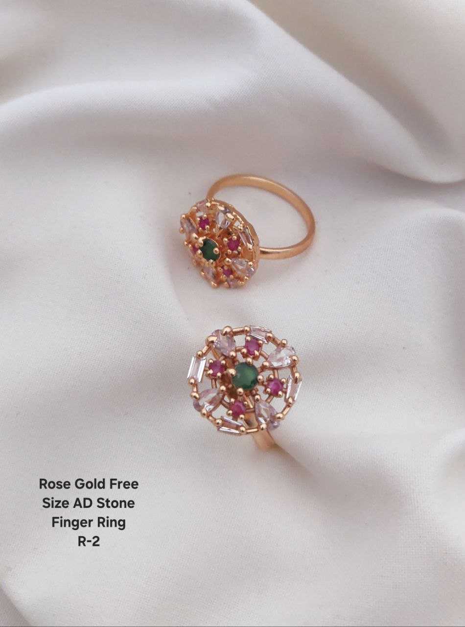 Ynf Brass KESH193 Womens Jewellery Wholesale Diamond Rings Fancy Earrings AD Diamond Rings Manufacturer - Jewellery Export