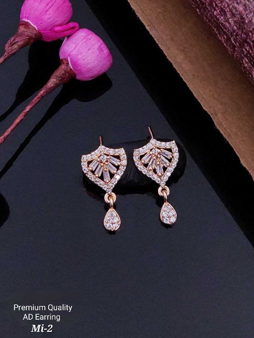 Ynf Brass KESH193 Womens Jewellery Wholesale Fancy Earrings AD Diamond Earring Earrings With Stones Manufacturer - Jewellery Export