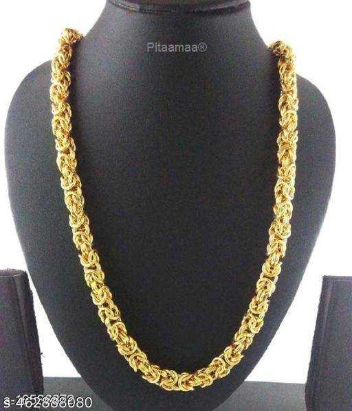 Ynf Brass KESH483 Mens Jewellery Wholesale Chains Fashion Jewelry For Men Gold-Plated Mens Jewelry Manufacturer - Jewellery Export