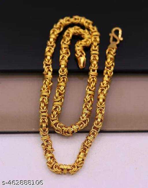 Ynf Brass KESH483 Mens Jewellery Wholesale Chains Fashion Jewelry For Men Gold-Plated Mens Jewelry Manufacturer - Jewellery Export