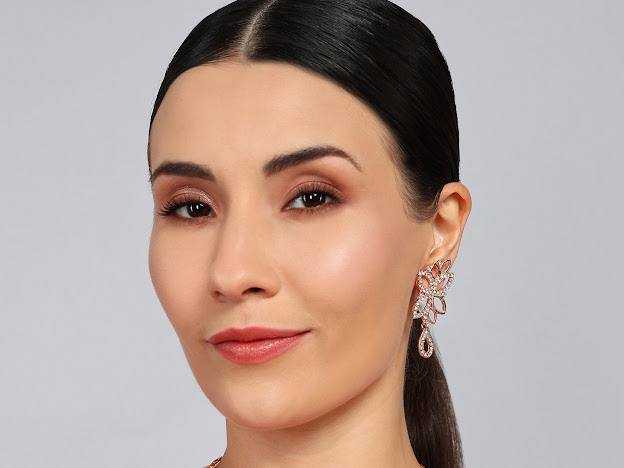 Ynf Brass KESH483 Womens Jewellery Wholesale AD Diamond Necklace Necklaces Set Antique Necklaces Set Manufacturer - Jewellery Export