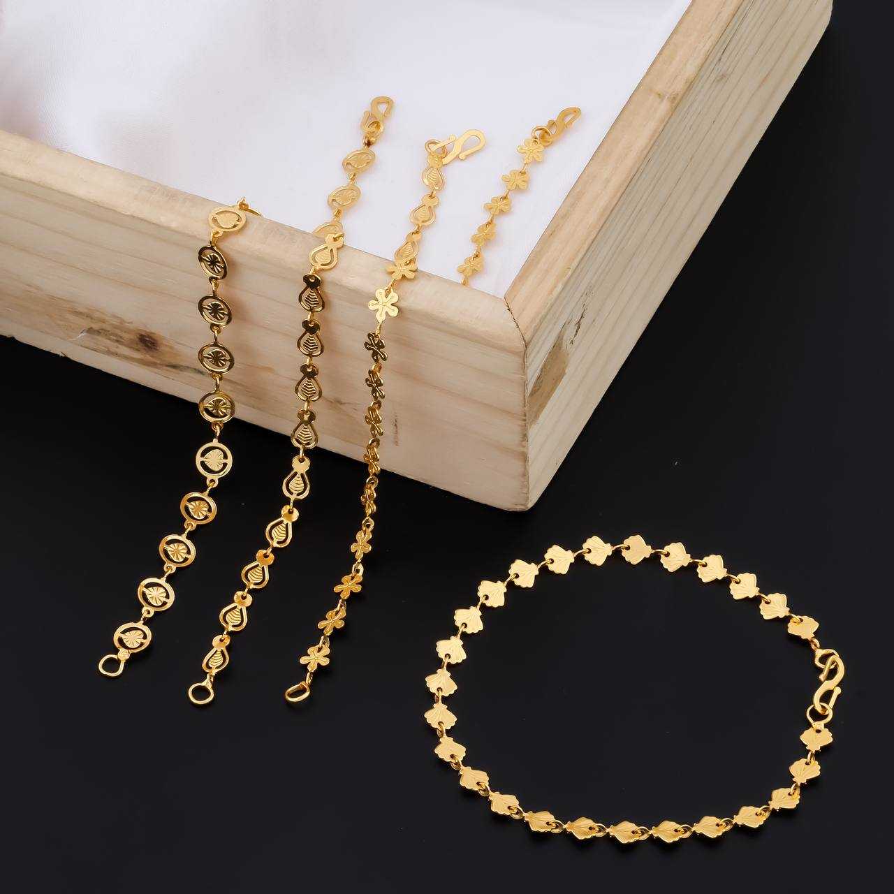 Ynf Brass KESH483 Womens Jewellery Wholesale Brass Gold Bracelets Golden Bracelet Artificial Bracelets Manufacturer - Jewellery Export