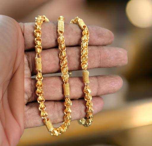 Ynf Brass Mens Jewellery Wholesale Chains Fashion Jewelry For Men Gold-Plated Mens Jewelry Manufacturer - Jewellery Export