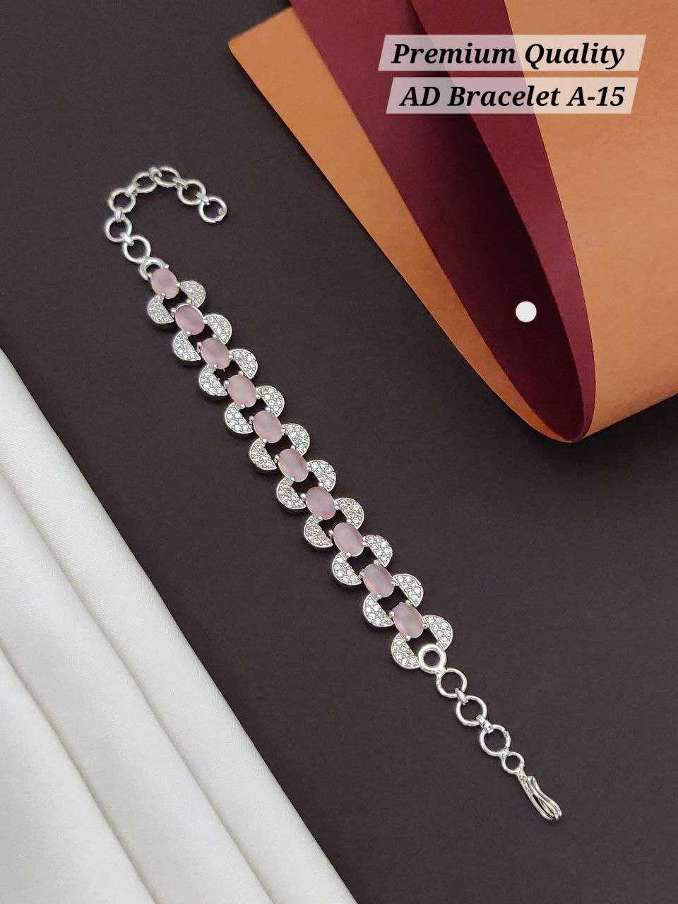 Ynf Brass Womens Jewellery Wholesale AD Diamond Bracelet Diamond Bracelets Fashion Bracelets Manufacturer - Jewellery Export