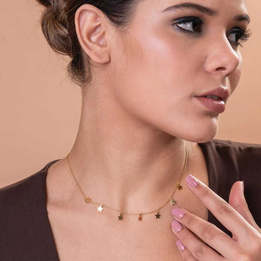 Ynf Fancy KESH191 Womens Jewellery Wholesale Gold Chains Fashion Necklace Artificial Necklaces Manufacturer - Jewellery Export