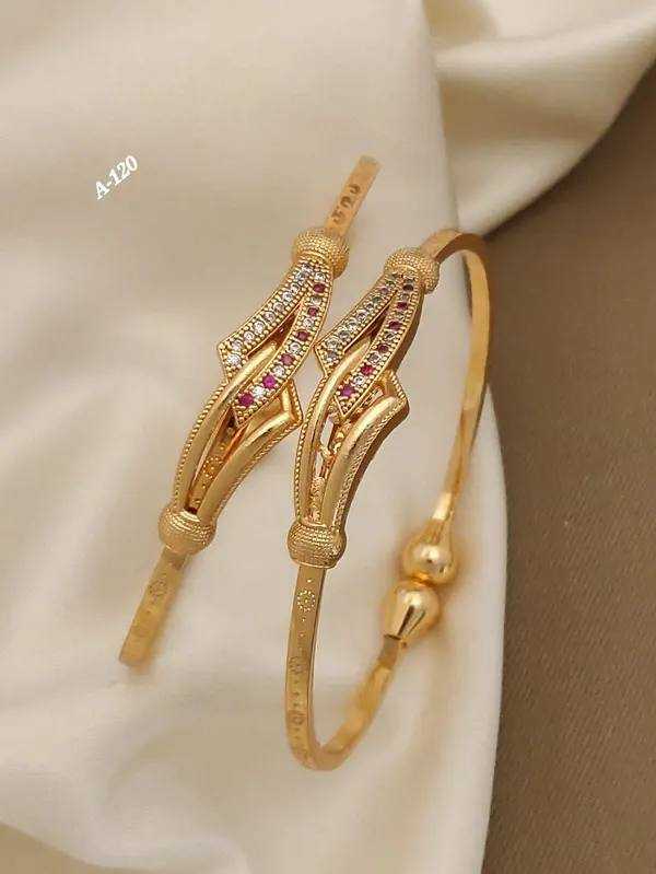 Ynf Fancy Womens Jewellery Wholesale Brass Gold Bracelets Golden Bracelet Gold Plated Jewelry Manufacturer - Jewellery Export