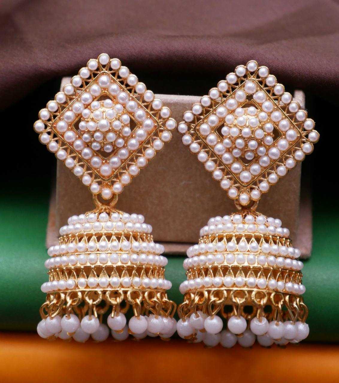 Ynf Fancy Womens Jewellery Wholesale Jhumka Earrings Long Earrings Earrings With Stones Manufacturer - Jewellery Export