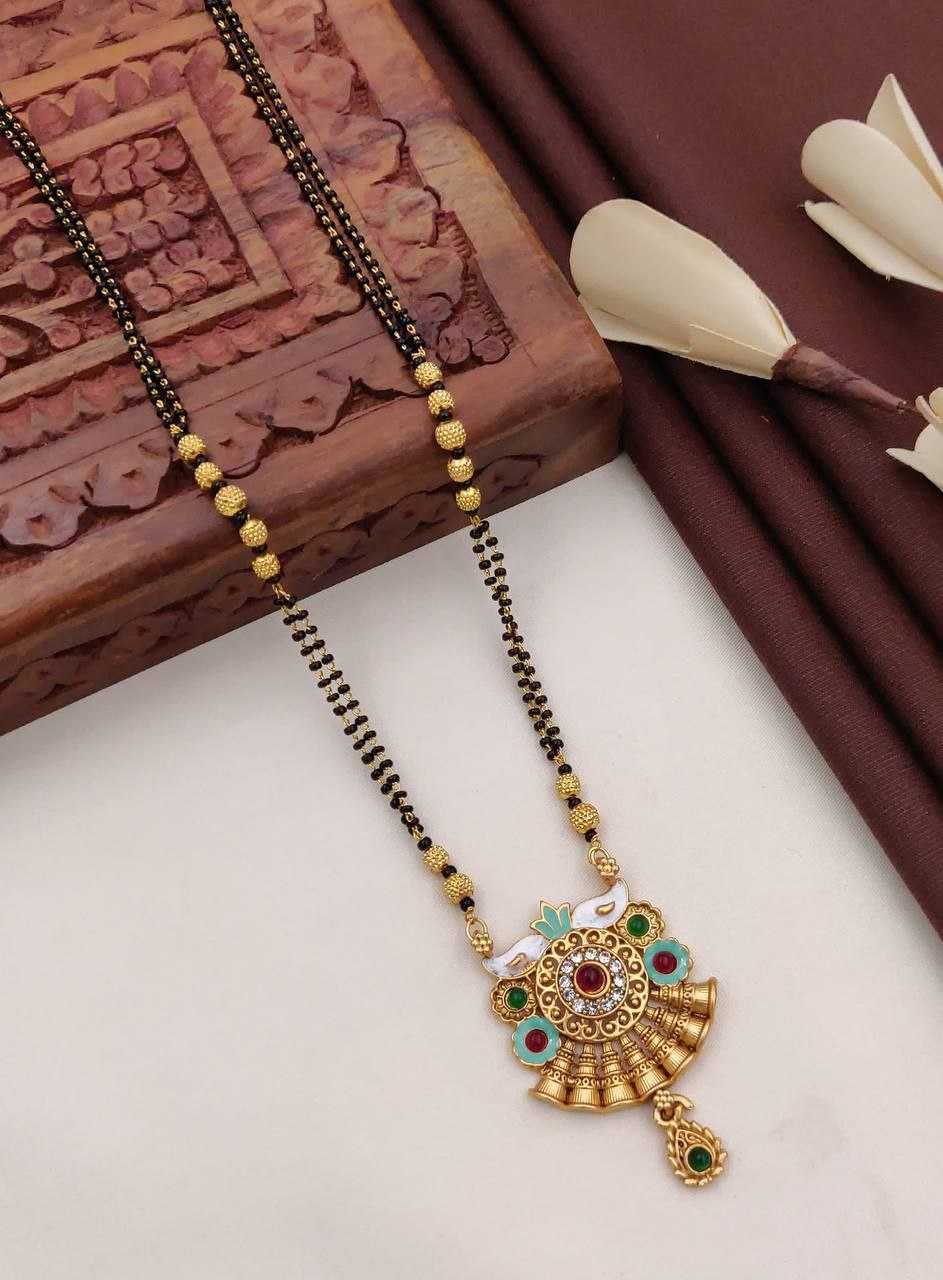 Ynf Fancy Womens Jewellery Wholesale Mangalsutras Gold Chains Matte Finish Jewelry Manufacturer - Jewellery Export