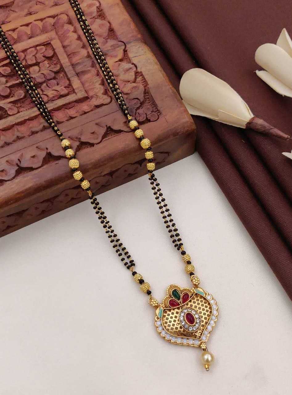 Ynf Fancy Womens Jewellery Wholesale Mangalsutras Gold Chains Matte Finish Jewelry Manufacturer - Jewellery Export