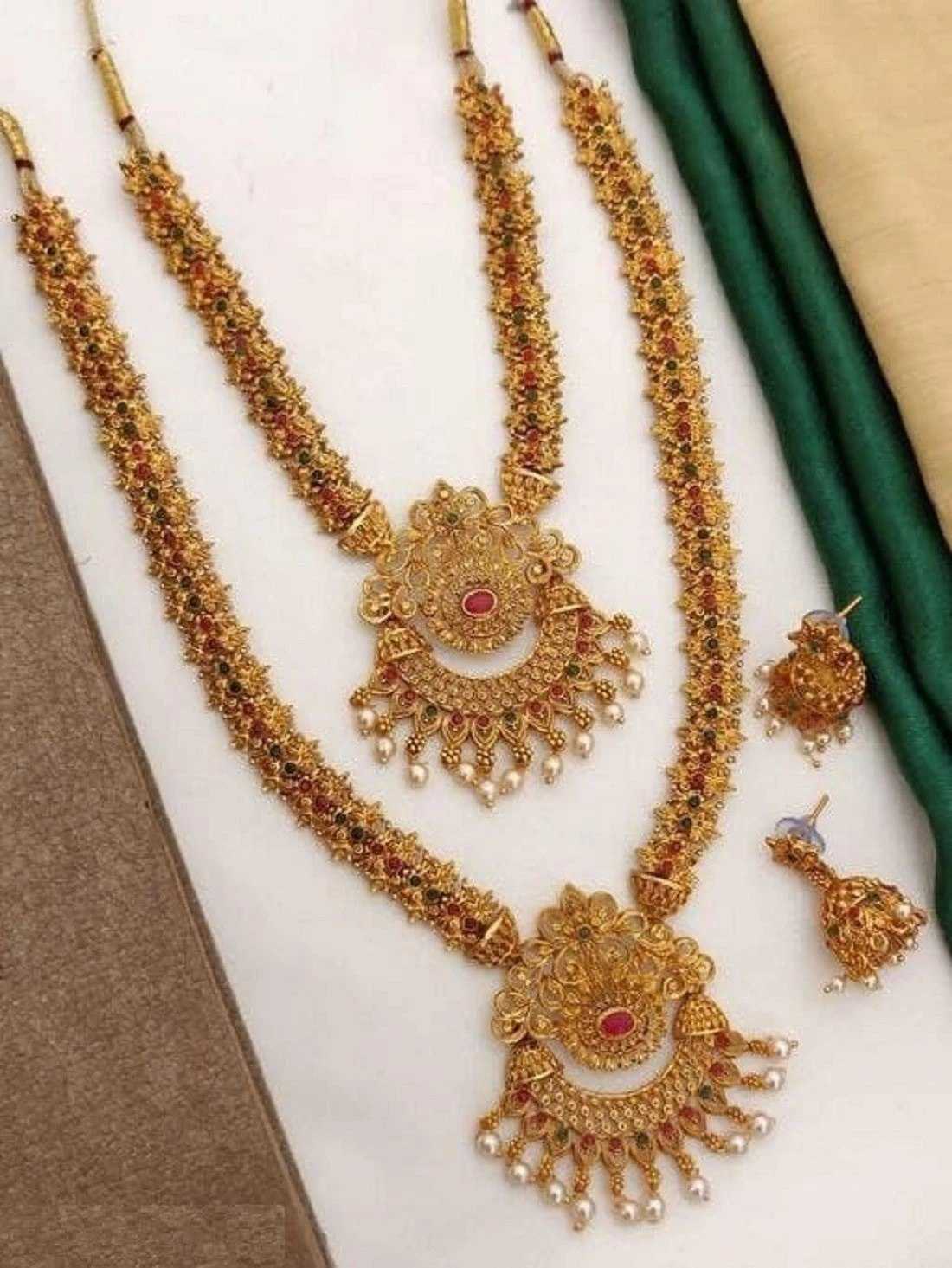 Ynf Fancy Womens Jewellery Wholesale Necklaces Set Golden Necklace Set Layered Necklaces Manufacturer - Jewellery Export