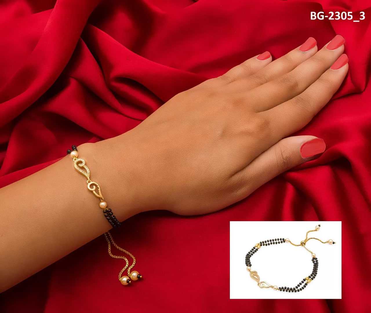 Ynf Alloy KESH105 BG2305 Womens Jewellery Wholesale Golden Bracelet Party Wear Jewelry Artificial Bracelets Manufacturer - Jewellery Export