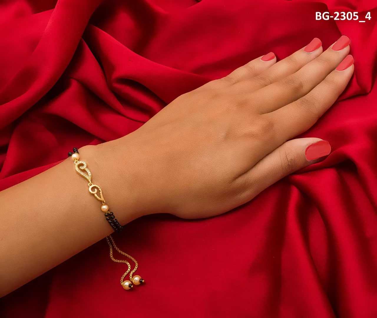 Ynf Alloy KESH105 BG2305 Womens Jewellery Wholesale Golden Bracelet Party Wear Jewelry Artificial Bracelets Manufacturer - Jewellery Export