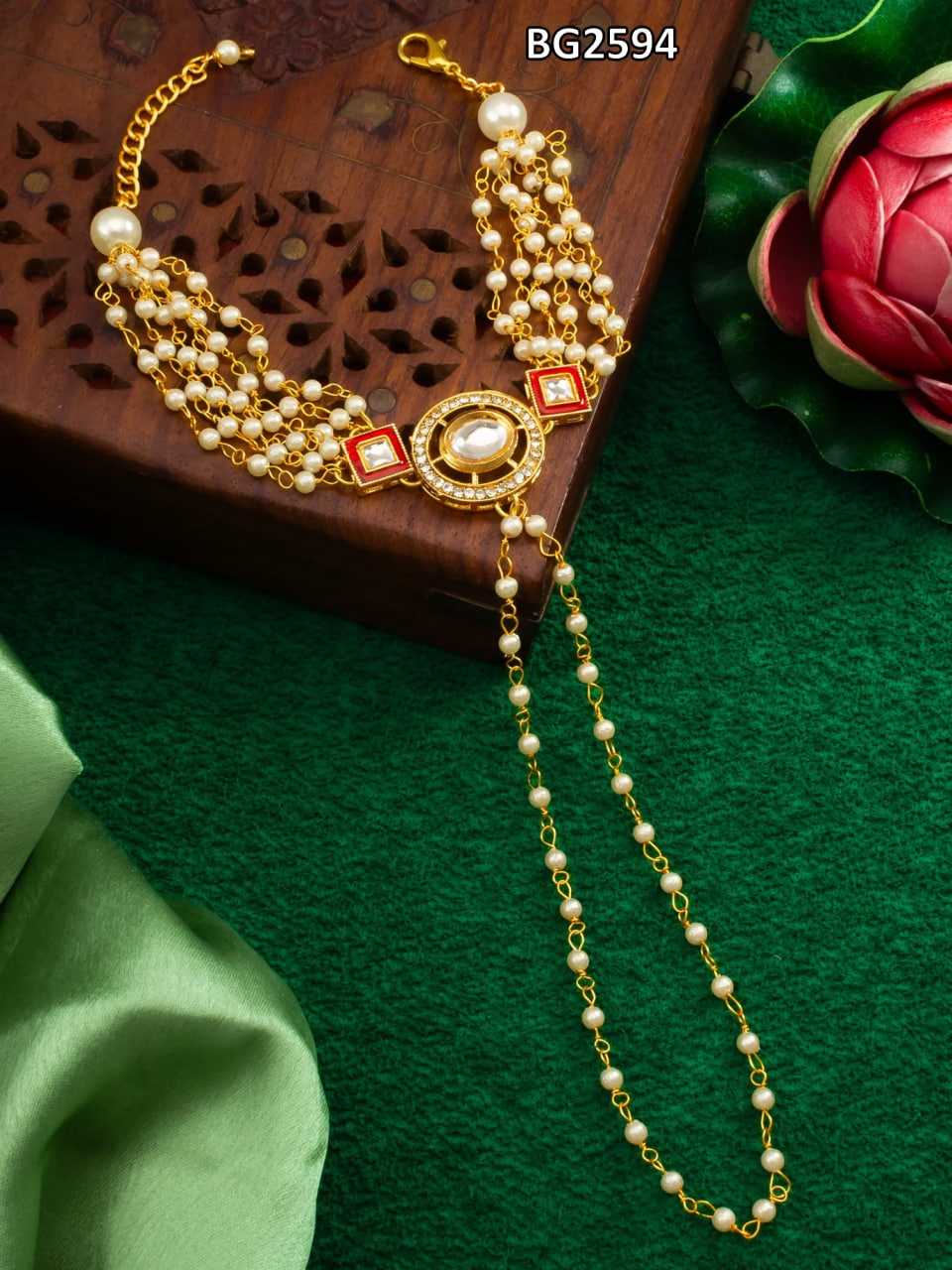 Ynf Alloy KESH105 BG2594 Womens Jewellery Wholesale Golden Bracelet Fashion Bracelets Artificial Bracelets Manufacturer - Jewellery Export