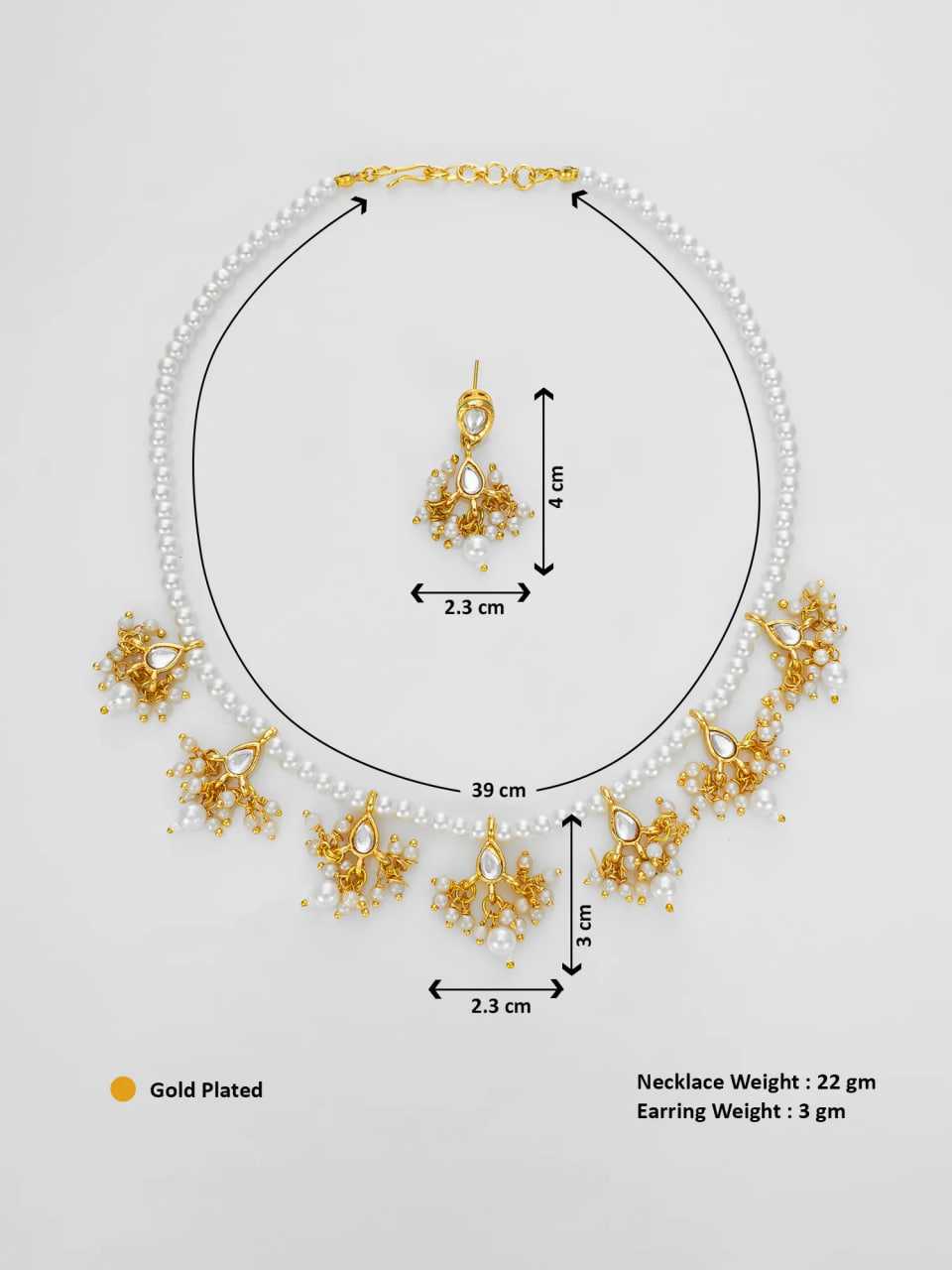 Ynf Brass KESH105 NK4774 Womens Jewellery Wholesale Fancy Mala Necklaces Kundan Pendant Sets Manufacturer - Jewellery Export