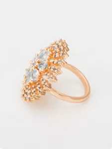 Ynf Brass KESH105 RG1287 Womens Jewellery Wholesale Diamond Rings Fancy Earrings AD Diamond Rings Manufacturer - Jewellery Export