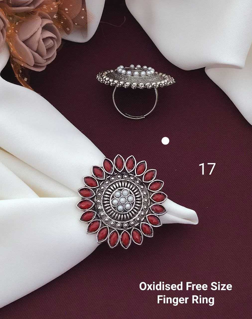 Ynf Brass KESH193 Womens Jewellery Wholesale Fancy Earrings Antique Ring Finger Rings Manufacturer - Jewellery Export