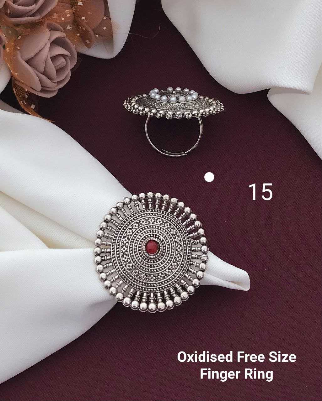 Ynf Brass KESH193 Womens Jewellery Wholesale Fancy Earrings Antique Ring Finger Rings Manufacturer - Jewellery Export