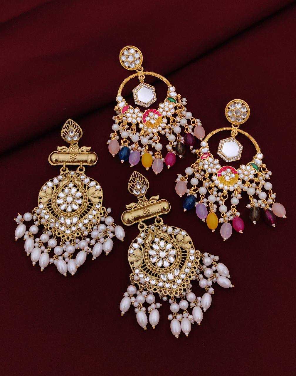 Ynf Fancy KESH483 1 Womens Jewellery Wholesale Fancy Earrings Costume Earring Jhumka Earrings Manufacturer - Jewellery Export