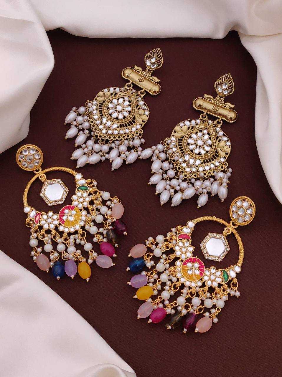 Ynf Fancy KESH483 1 Womens Jewellery Wholesale Fancy Earrings Costume Earring Jhumka Earrings Manufacturer - Jewellery Export
