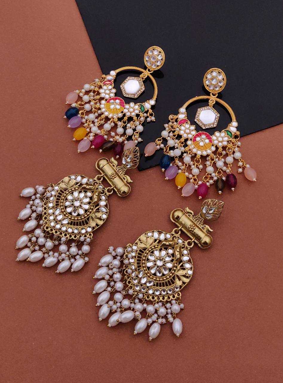 Ynf Fancy KESH483 1 Womens Jewellery Wholesale Fancy Earrings Costume Earring Jhumka Earrings Manufacturer - Jewellery Export