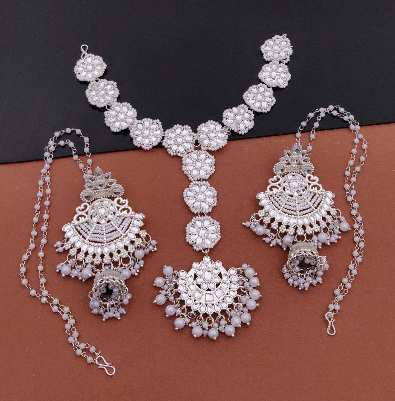 Ynf Fancy KESH483 1 Womens Jewellery Wholesale Fancy Mala Necklaces Necklaces Set Antique Necklaces Set Manufacturer - Jewellery Export