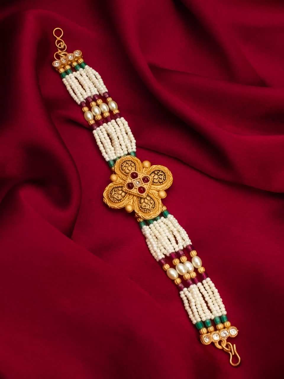 Ynf Gold Plated KESH105 BG2482 Womens Jewellery Wholesale Fashion Bracelets Traditional Jewelry Pearl Jewelry Manufacturer - Jewellery Export