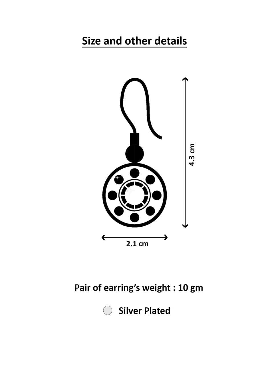 Ynf Alloy KESH105 ER4091 Womens Jewellery Wholesale Fancy Earrings Jhumka Earrings Silver Plated Jewelry Manufacturer - Jewellery Export