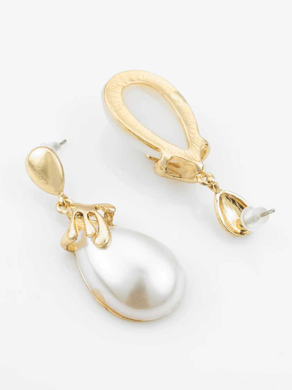 Ynf Alloy KESH105 ER4128 Womens Jewellery Wholesale Artificial Earring Pearl Jewelry Gold Plated Jewelry Manufacturer - Jewellery Export