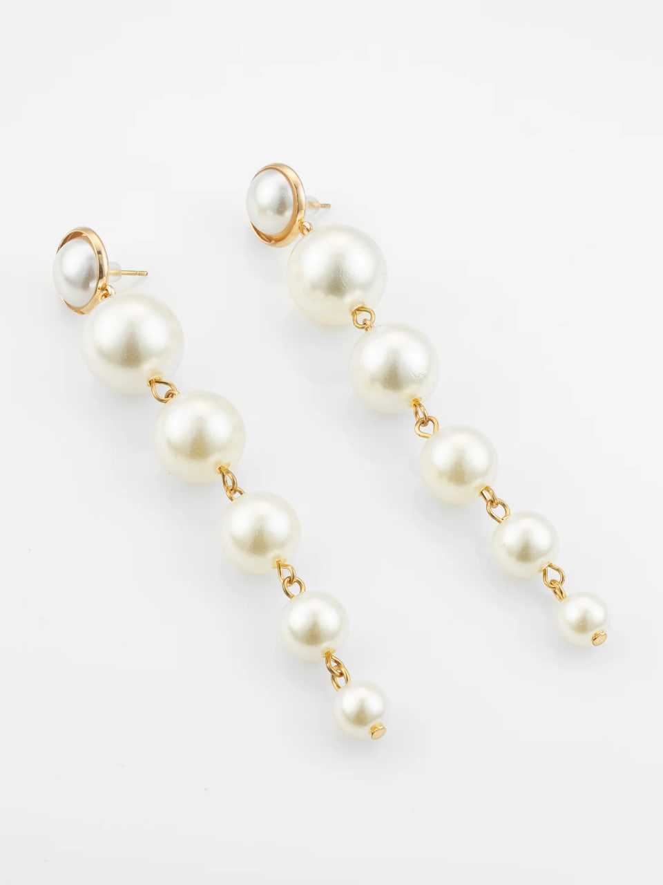 Ynf Alloy KESH105 ER4130 Womens Jewellery Wholesale Fancy Earrings Pearl Jewelry Gold Plated Jewelry Manufacturer - Jewellery Export