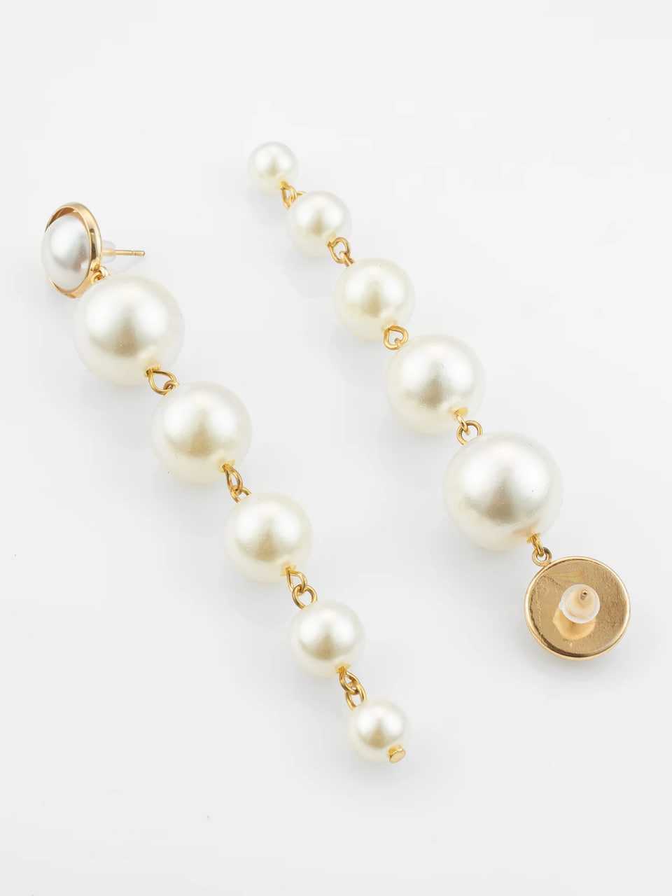 Ynf Alloy KESH105 ER4130 Womens Jewellery Wholesale Fancy Earrings Pearl Jewelry Gold Plated Jewelry Manufacturer - Jewellery Export